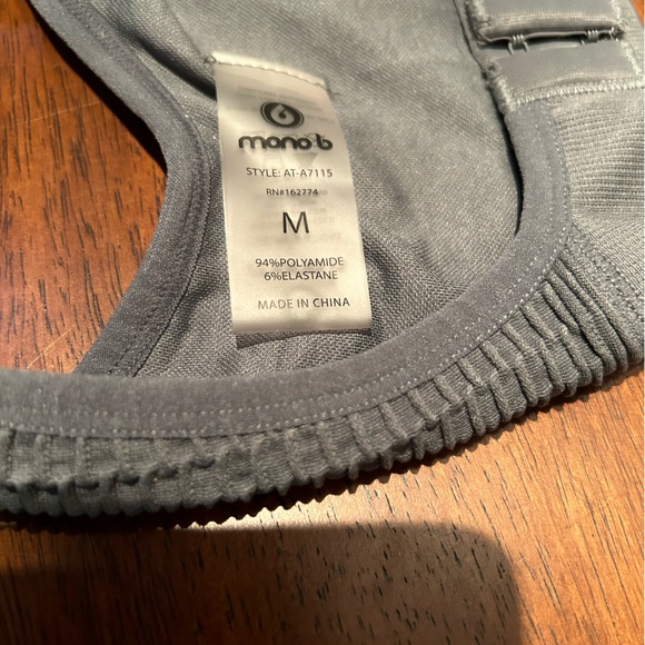 Mono B grey sports bra, size M - Picture 5 of 8